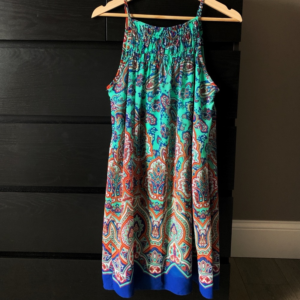 Moroccan Print Dress